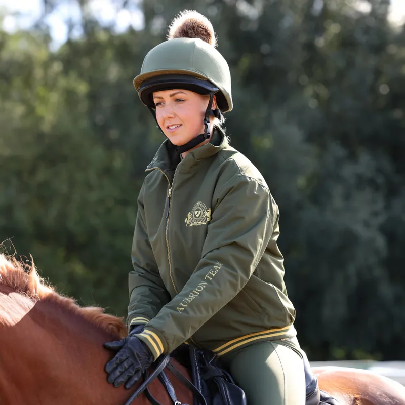 Aubrion Team Blouson in Moss-3